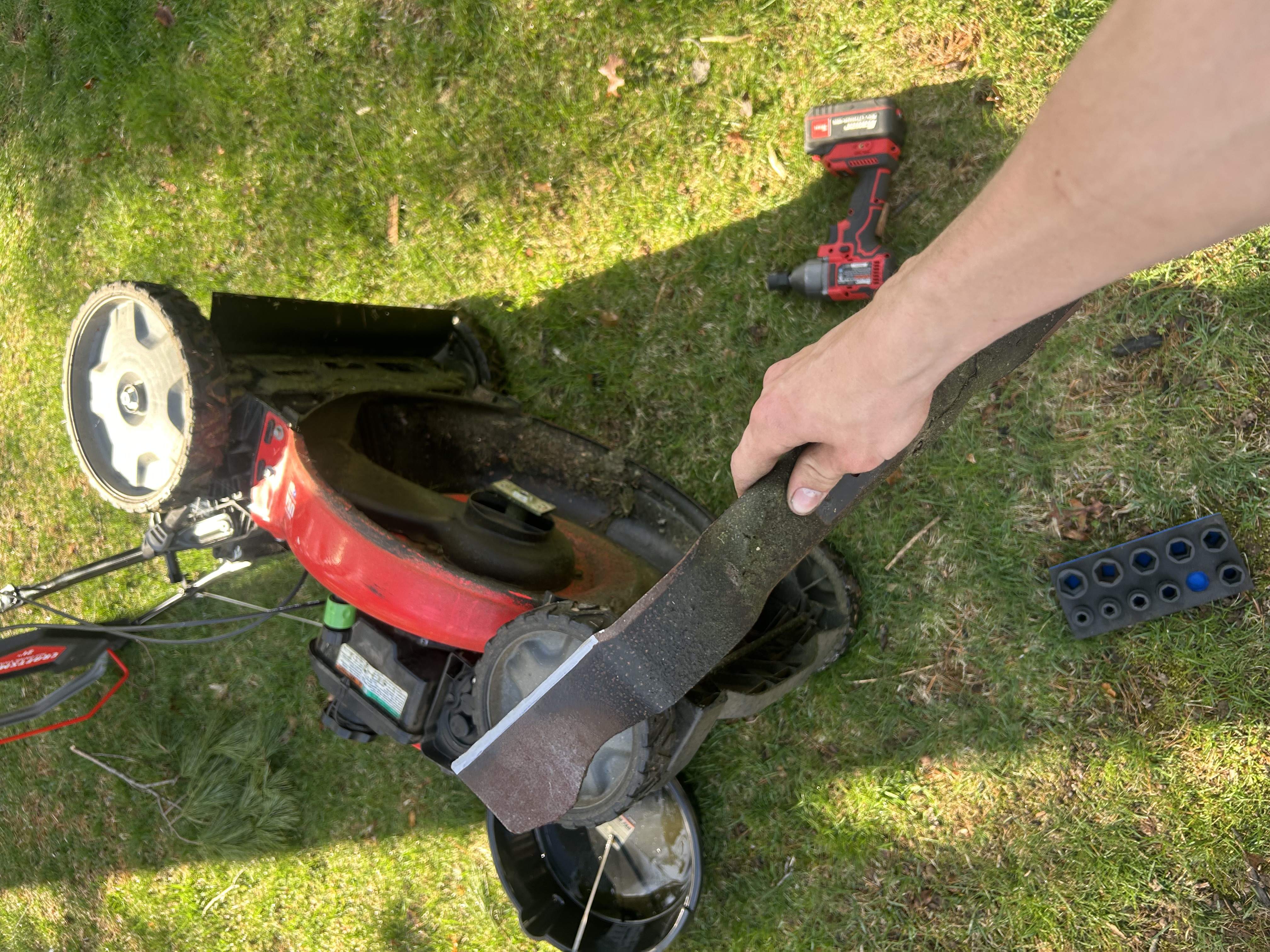 Push mower tune-up