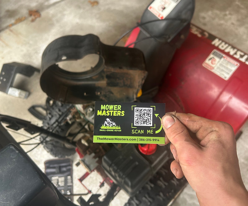 Zero-turn mower service